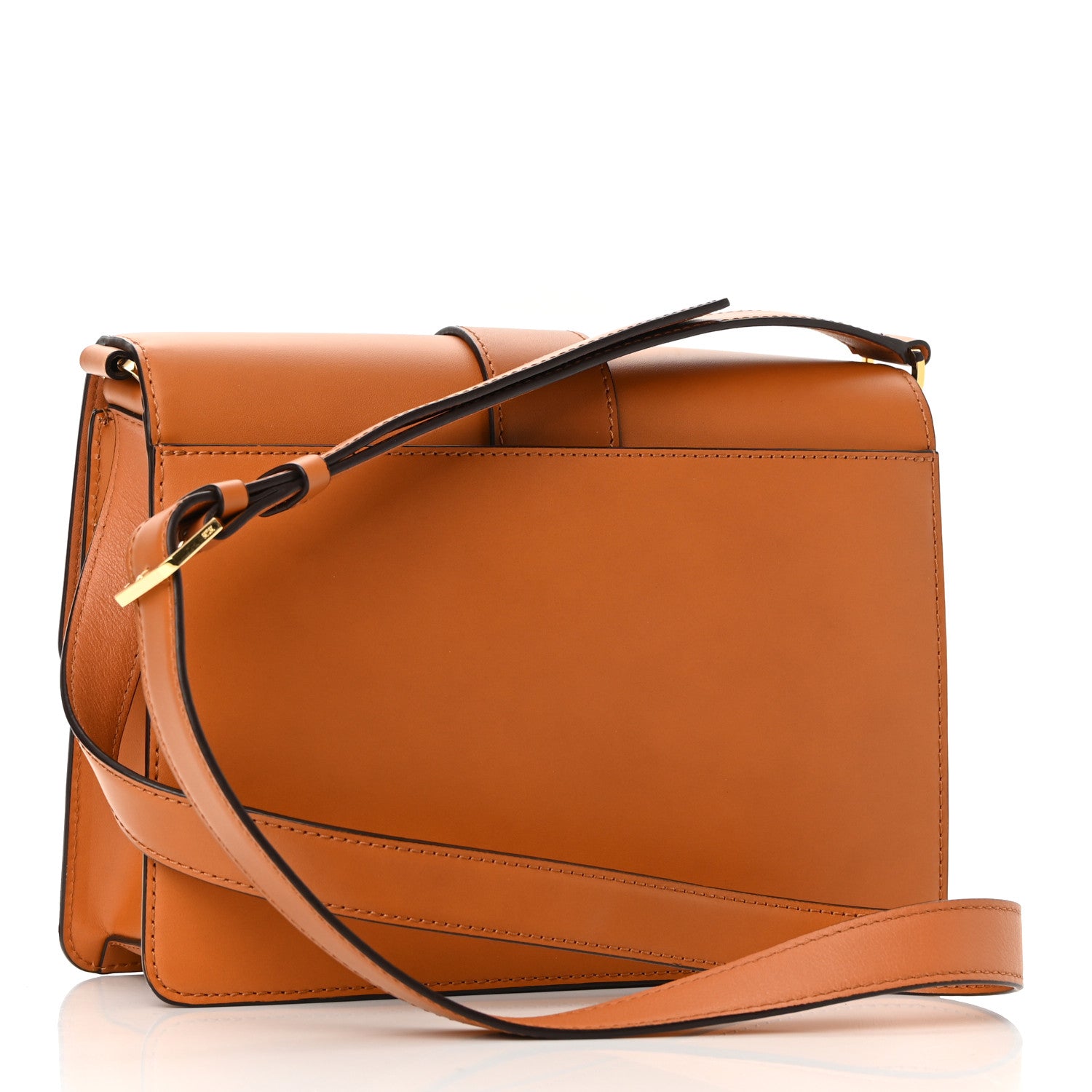 MCM Visetos Medium Tracy Shoulder Bag Cognac 3 of 10