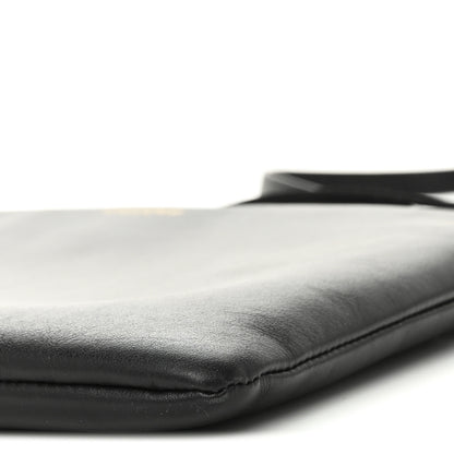 Saint Laurent Calfskin Teen Monogram Crossbody Bag Black 10 of 10