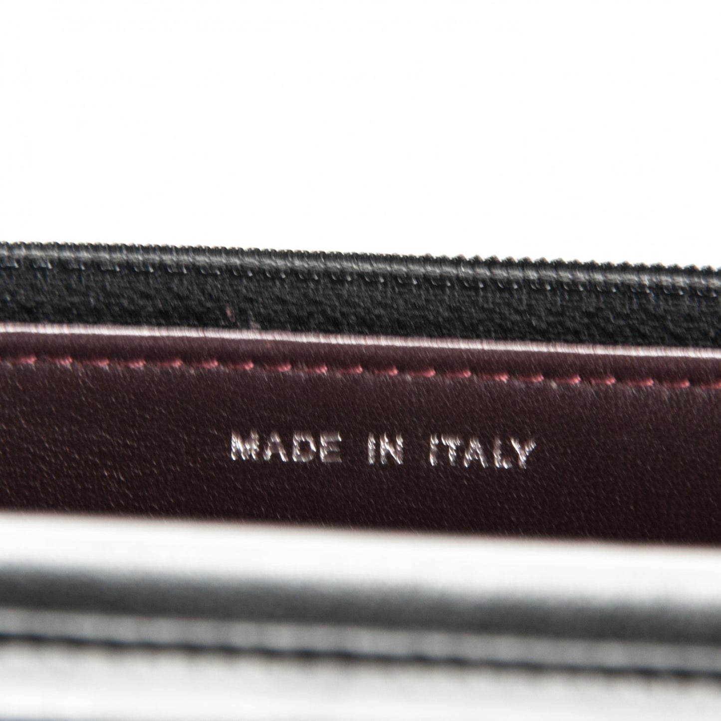 Lambskin Quilted Wallet On Chain WOC Black