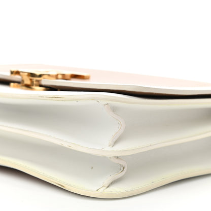 Burberry Smooth Calfskin Monogram Medium TB Bag Chalk White Camel 9 of 10