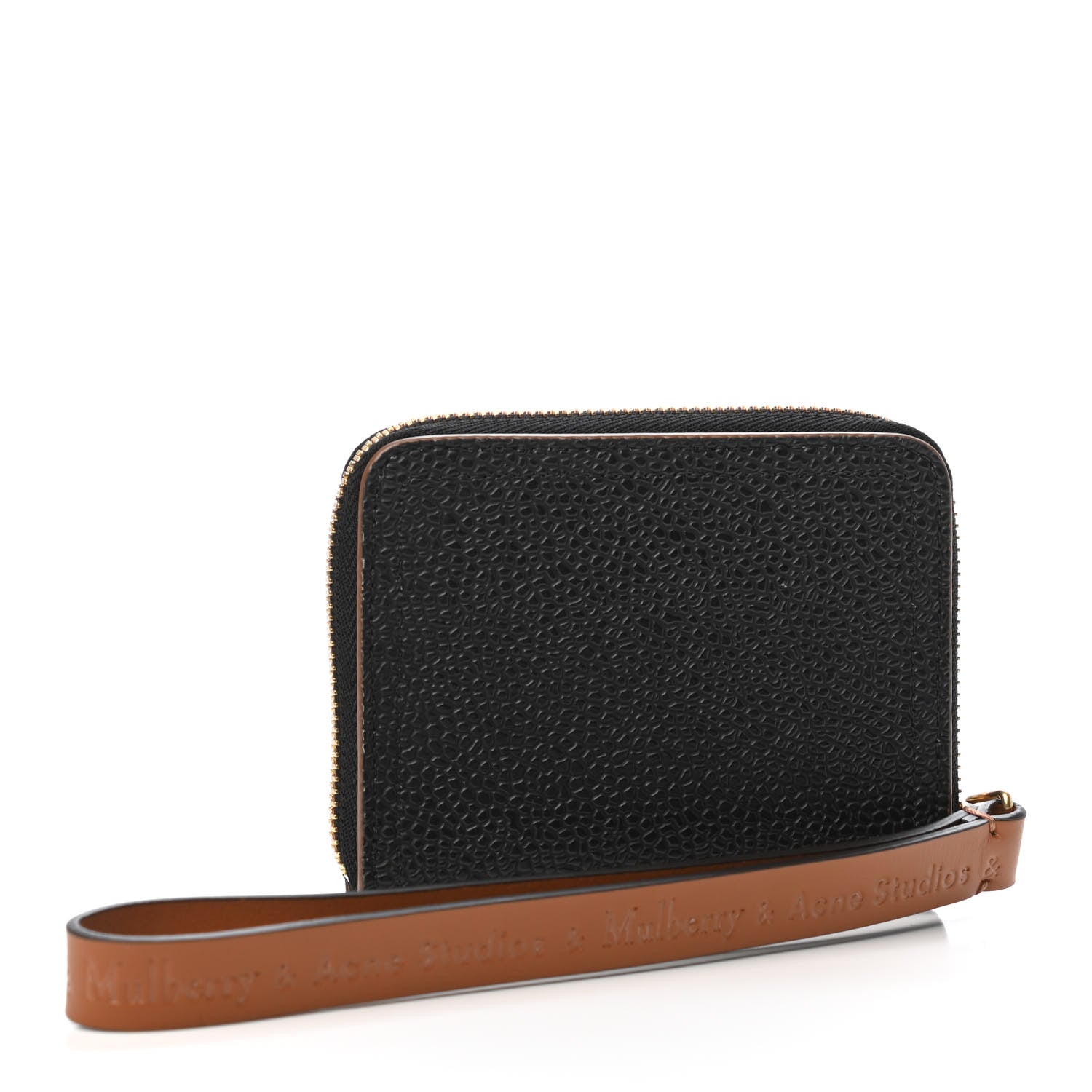 Mulberry X ACNE STUDIOS Scotchgrain Small Zip Wallet Black 2 of 4