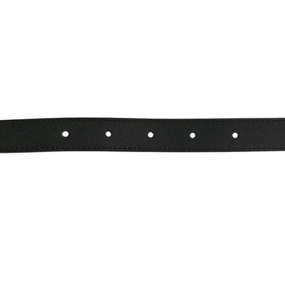 Gucci Calfskin Pearl Double G 20mm Belt 95 38 Black Cream 4 of 5