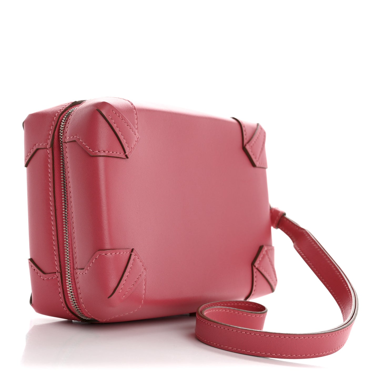 Tadelakt Mini Pochette Maxibox Rose Lipstick