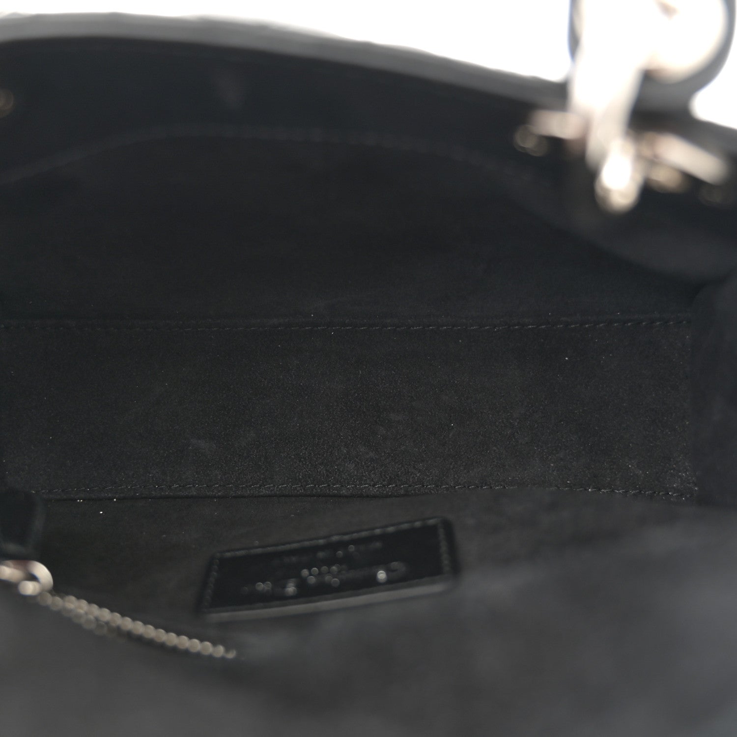Christian Dior Lambskin Cannage Mini Lady Dior Black 5 of 10