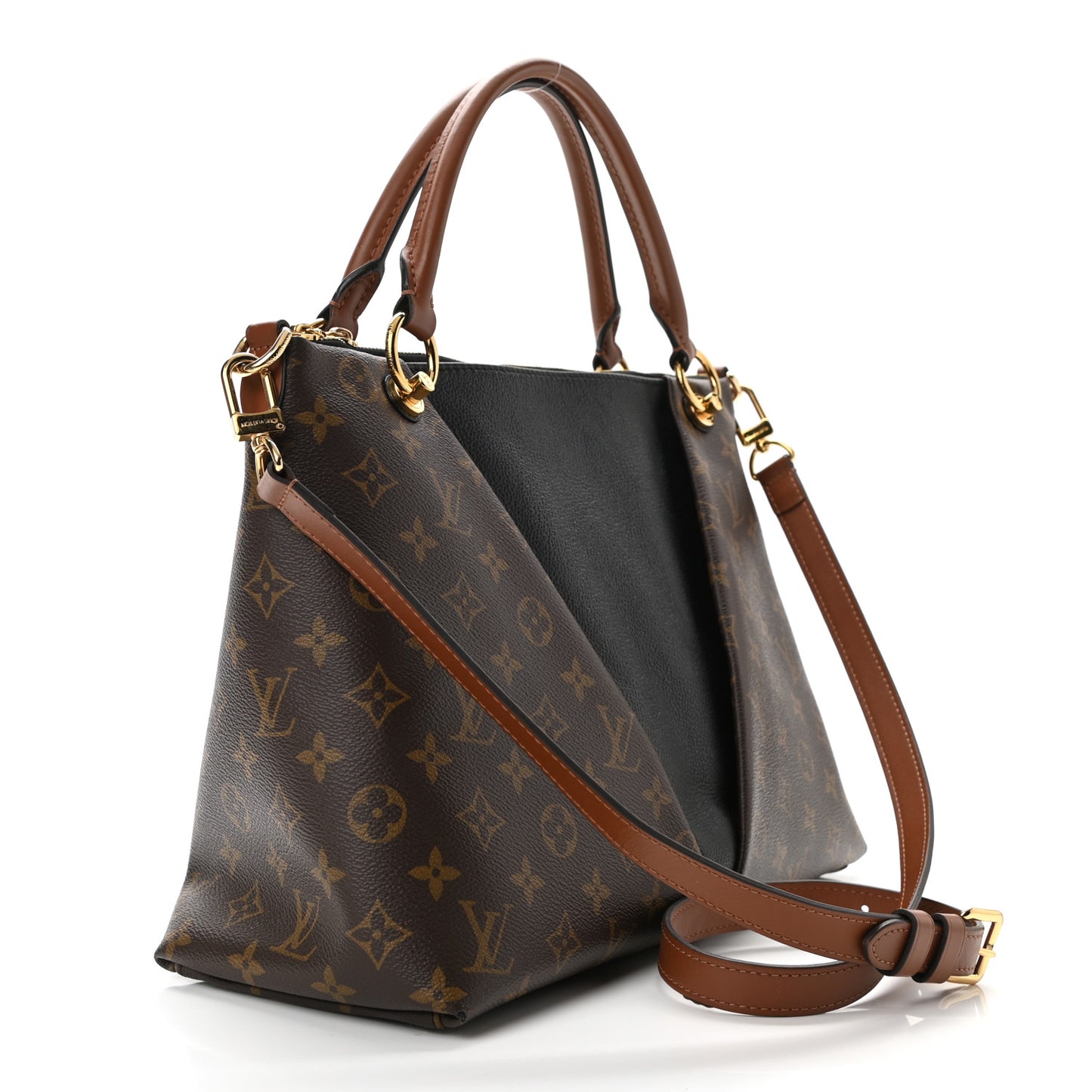 Monogram V Tote MM Black