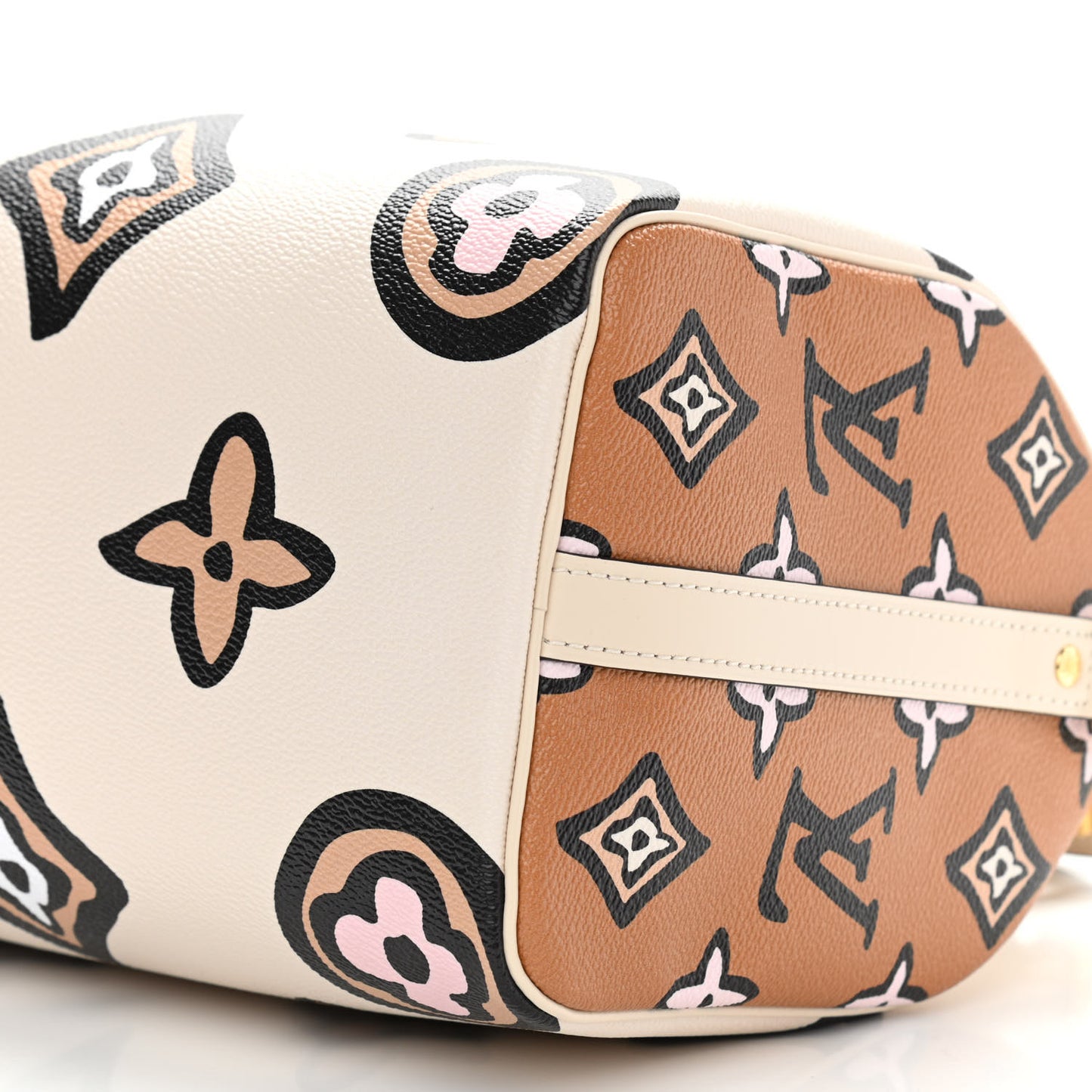 Monogram Giant Wild At Heart Speedy Bandouliere 25 Creme