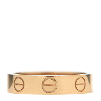 Cartier 18K Yellow Gold 3.5mm LOVE Wedding Band Ring 45 3.25 3 of 6