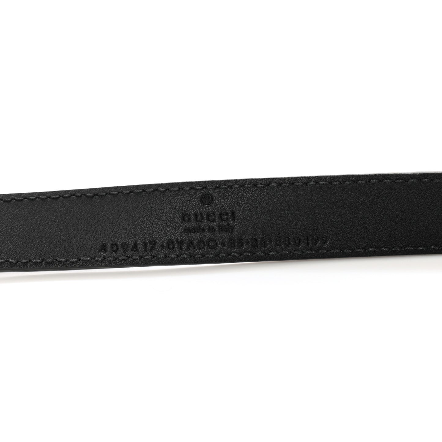 Calfskin Double G 20mm Belt 85 34 Black