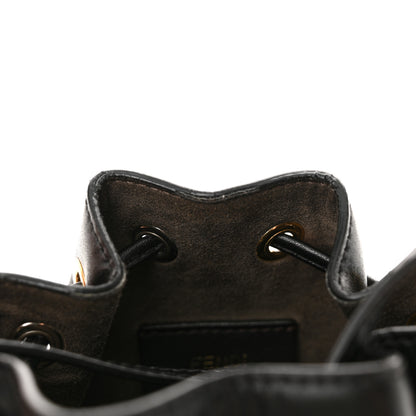 Fendi Vitello Liberty F is Fendi FF Studded Mini Mon Tresor Bucket Bag Black 13 of 13