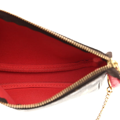 Louis Vuitton Monogram 2021 Christmas Animation London Mini Pochette Accessories Red 5 of 10