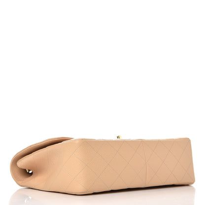 Chanel Caviar Quilted Jumbo Single Flap Beige Clair 5 of 9