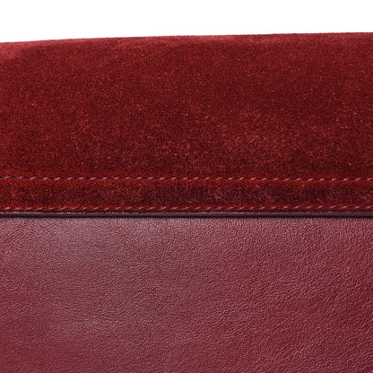Chloe Suede Calfskin Small Faye Shoulder Bag Plum Purple 10 of 13