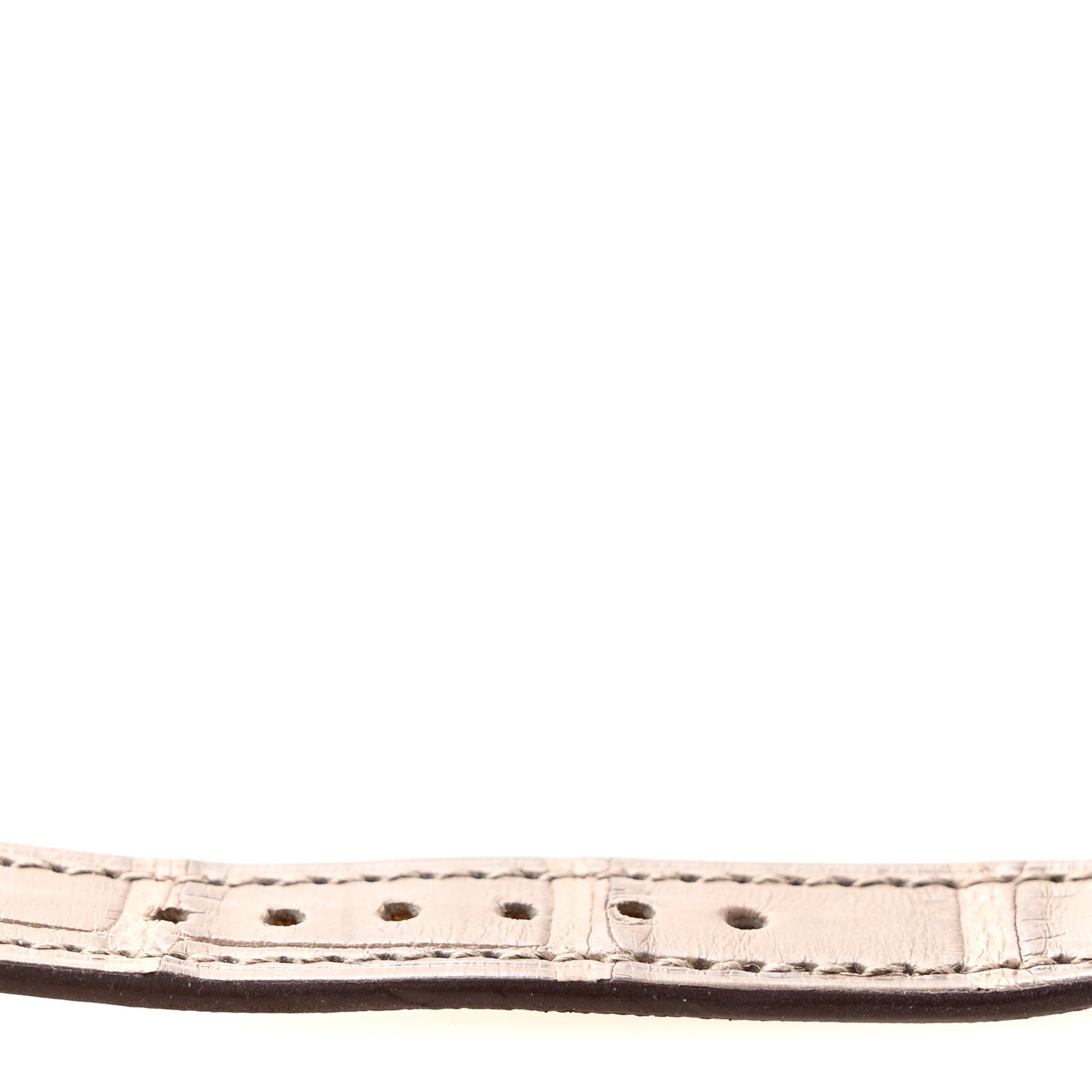 Matte Alligator Watch Strap Etoupe