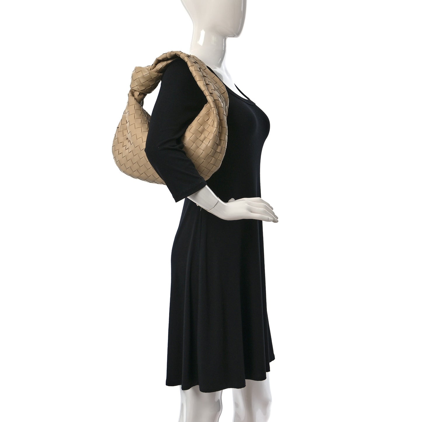 Nappa Intrecciato Teen Jodie Hobo Porridge