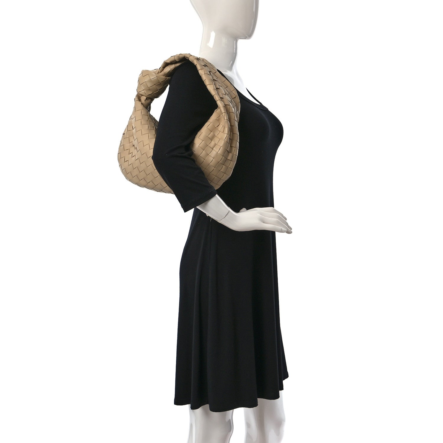 Bottega Veneta Nappa Intrecciato Teen Jodie Hobo Porridge 2 of 8