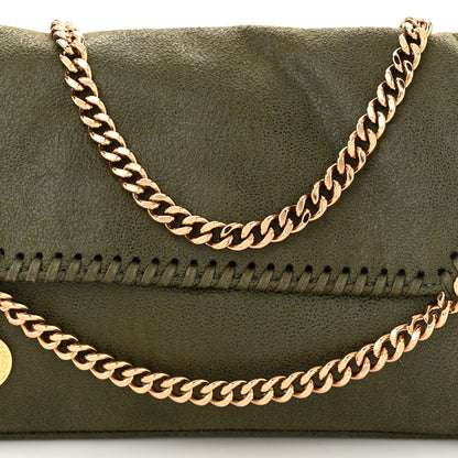 Stella McCartney Shaggy Deer Mini Falabella Shoulder Bag Stone Green 8 of 10