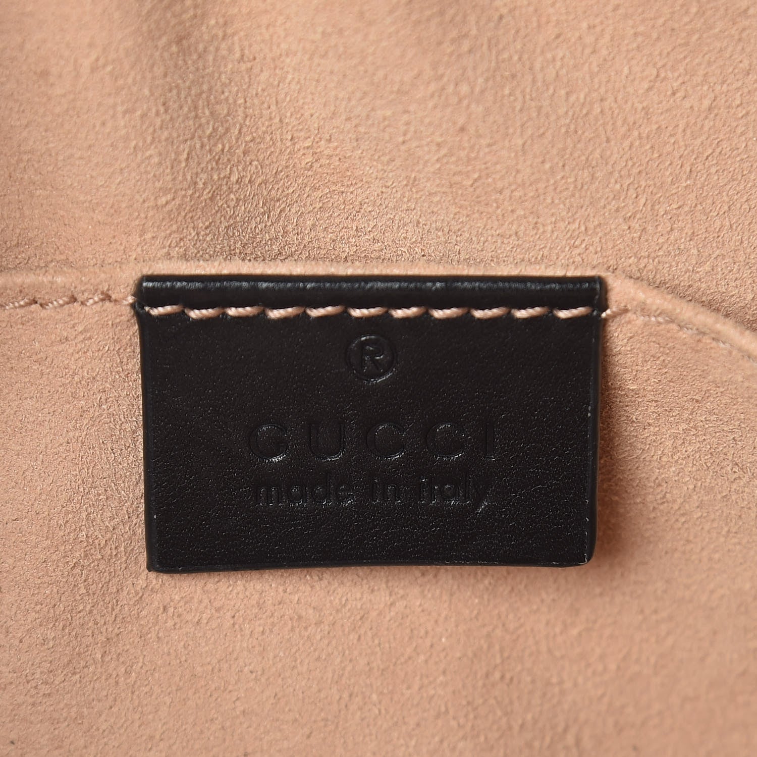 Gucci Calfskin Matelasse GG Marmont Belt Bag 75 30 Black 6 of 12