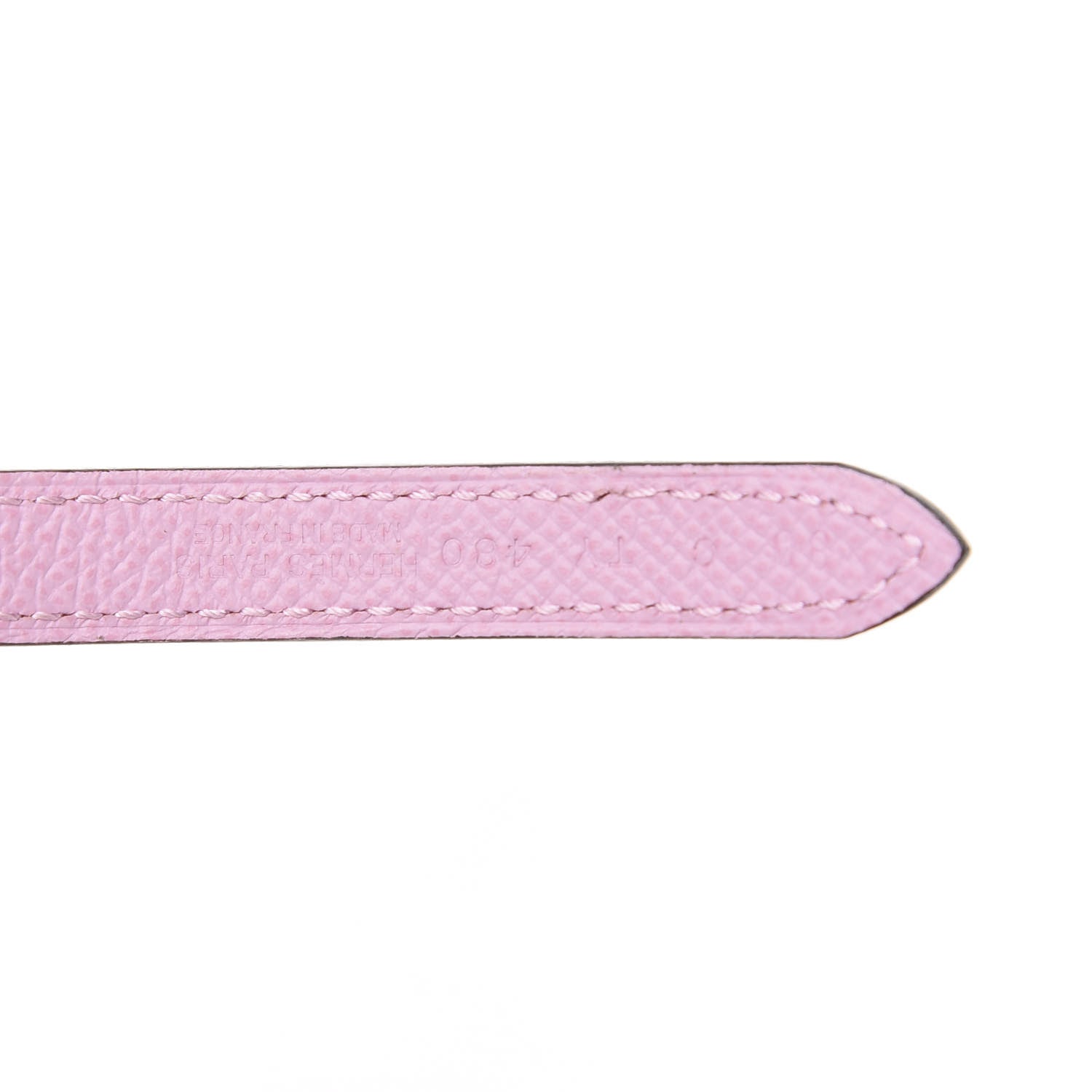 Hermes Epsom Swift 13mm Focus Belt 85 Rouge De Coeur Mauve Sylvestre 4 of 5