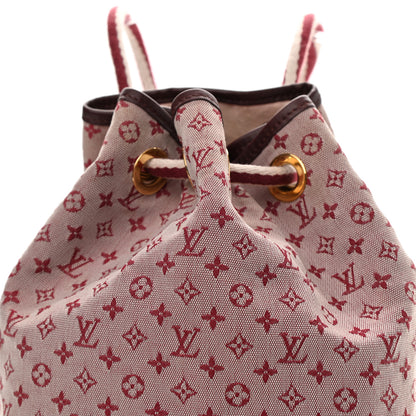 Louis Vuitton Mini Lin Monogram Betsy Backpack Red 7 of 10