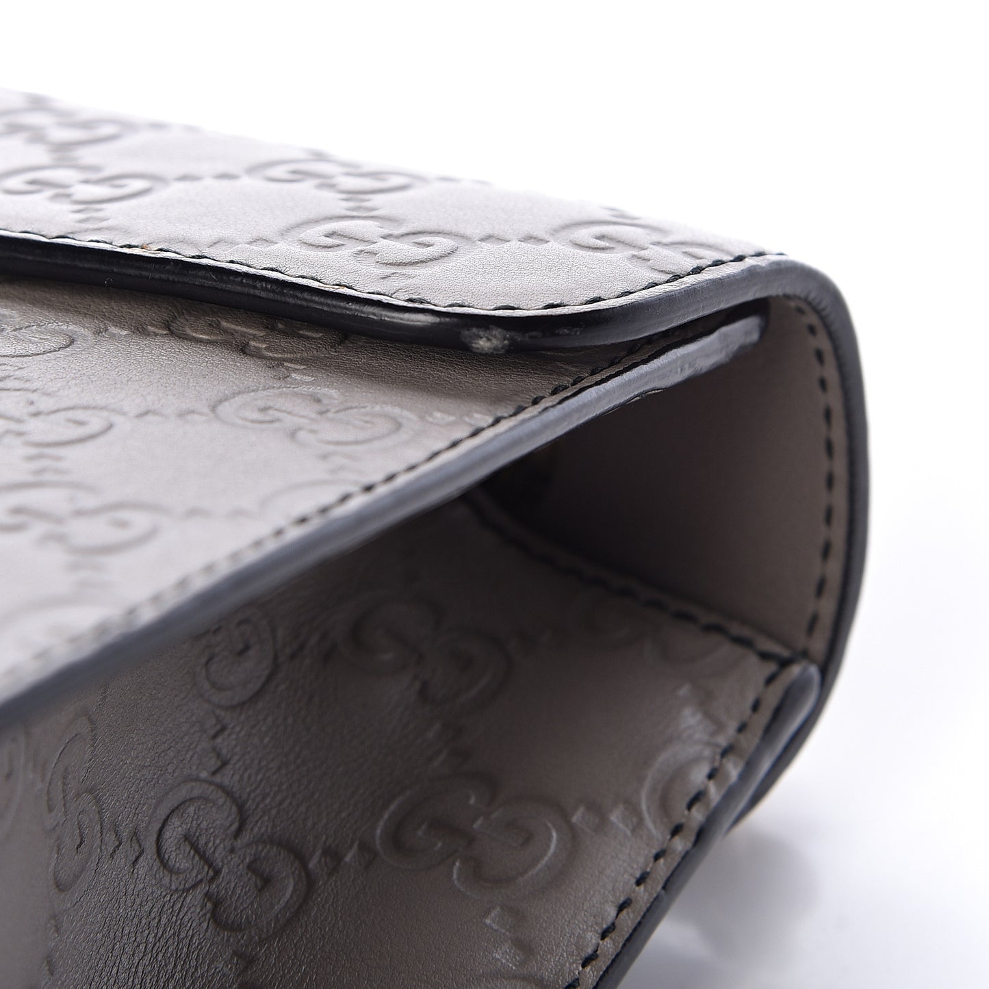Soft Guccissima Medium Emily Chain Shoulder Bag Storm Grey