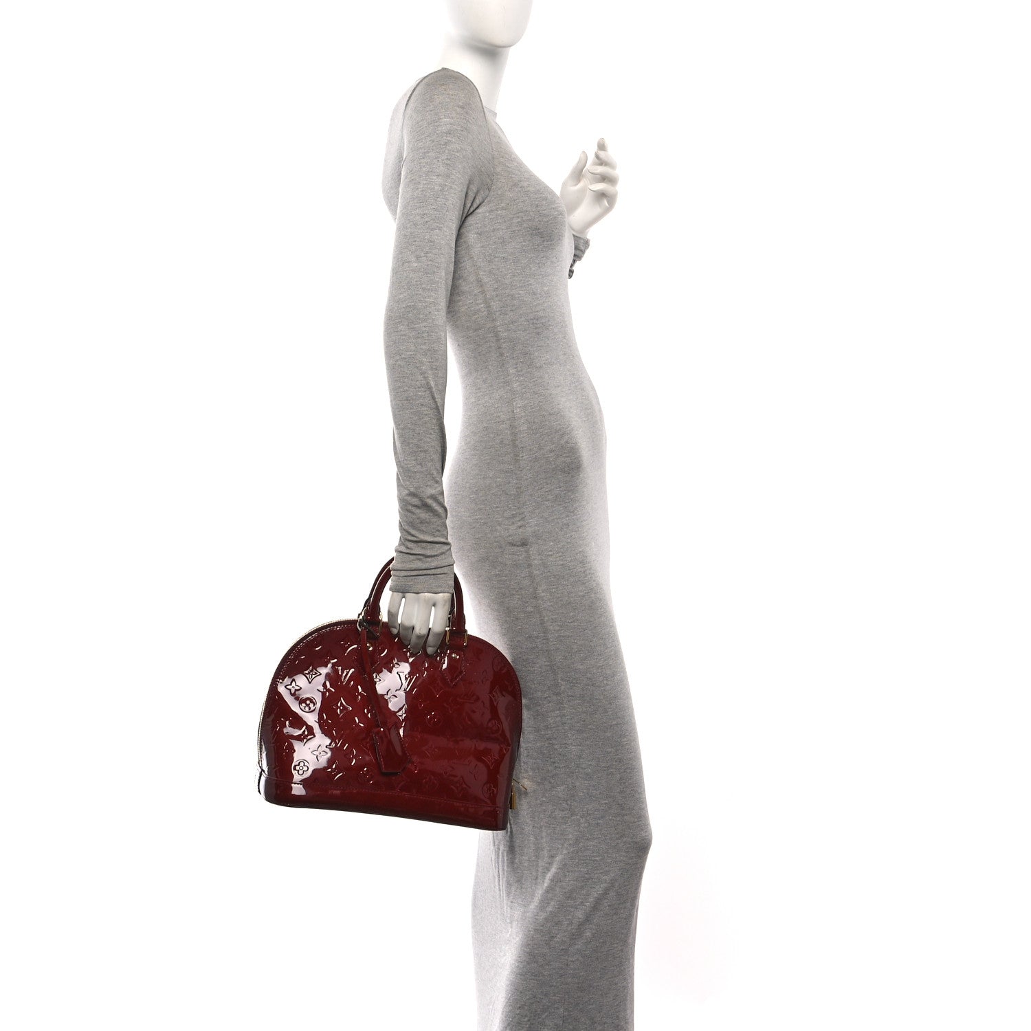 Louis Vuitton Vernis Alma PM Rouge Fauviste 2 of 11