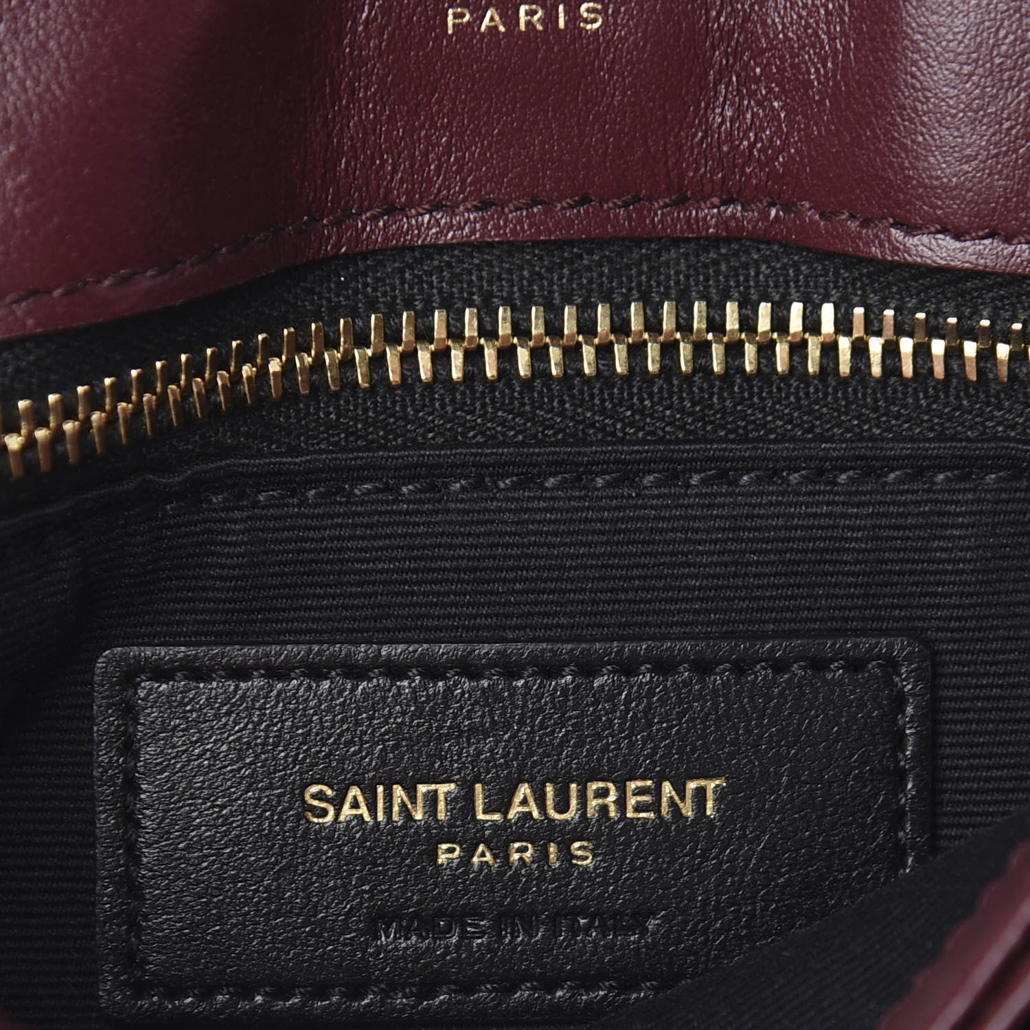 Saint Laurent Calfskin Y Quilted Monogram Toy Loulou Monogram Crossbody Bag Rouge Legion 8 of 9