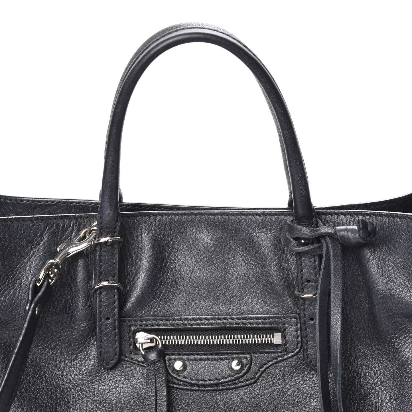 Veau Papier A6 Zip Around Tote Black