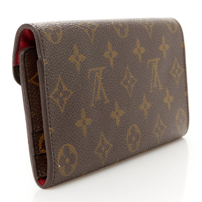 Louis Vuitton Monogram Josephine Wallet Red 3 of 10