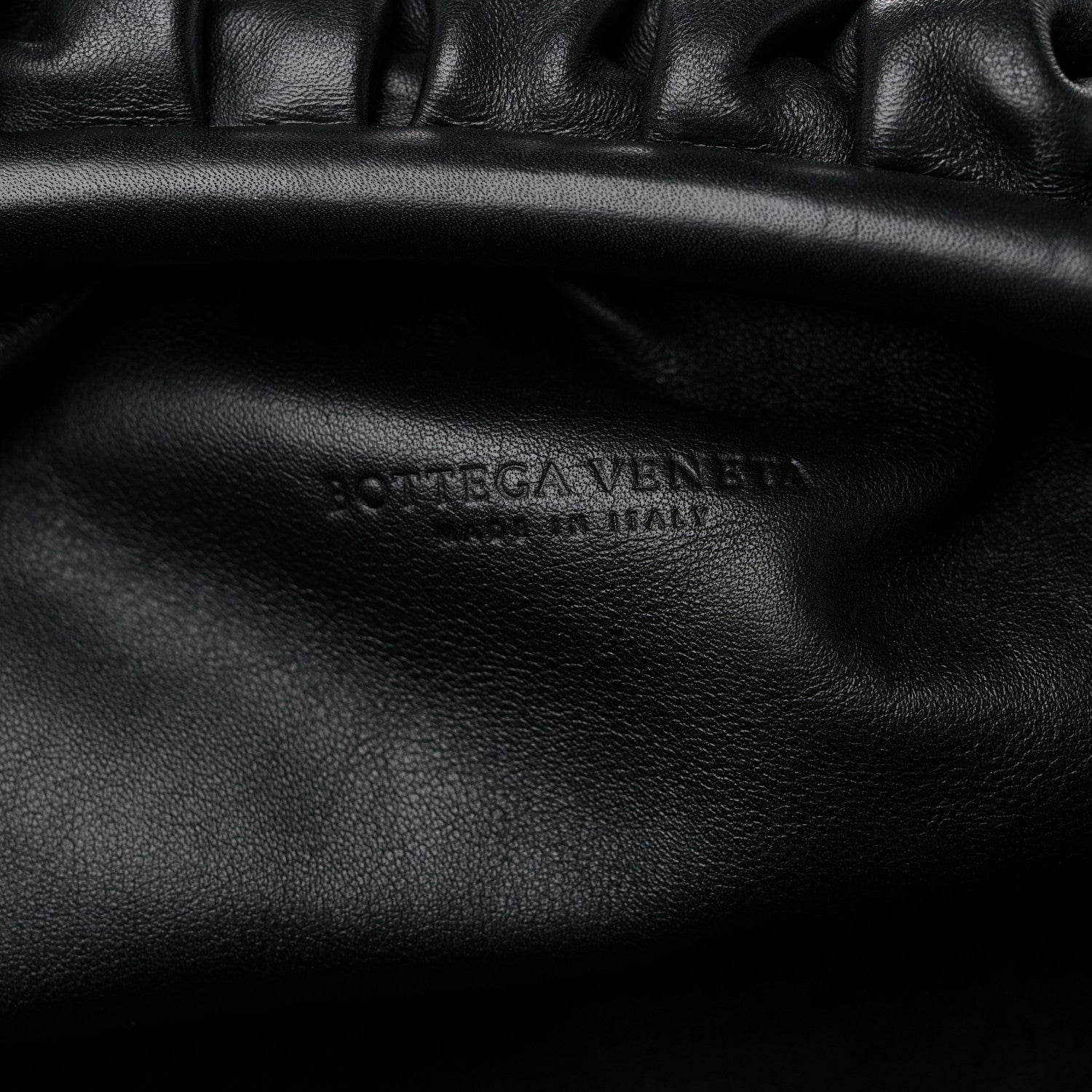 Bottega Veneta Smooth Butter Calf The Pouch Oversized Clutch Black 6 of 12