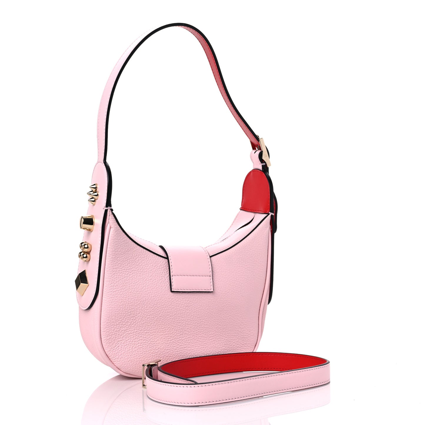 Calfskin Mini Carasky Shoulder Bag Pink