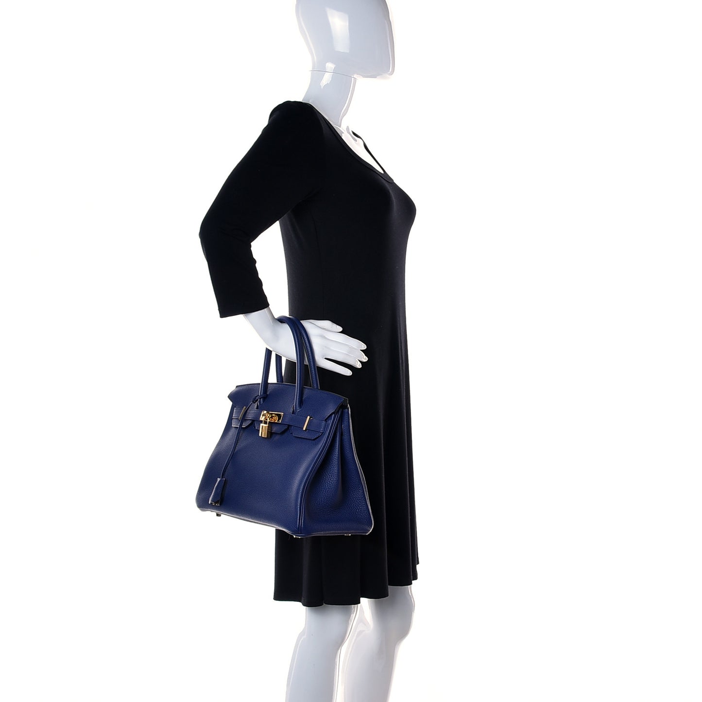 Togo Birkin 30 Bleu Encre