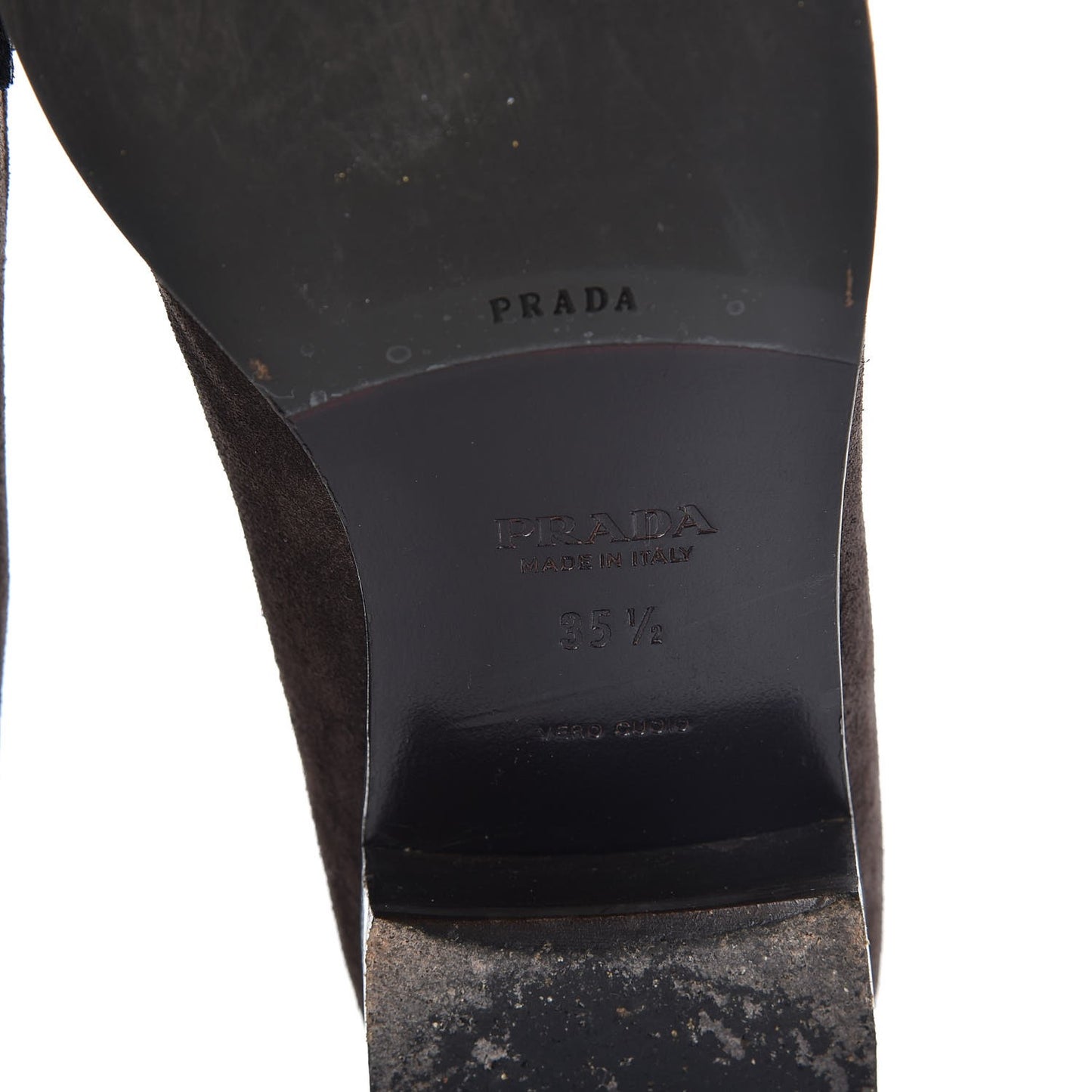 Suede Scamosciato Loafers 35.5 Ebano