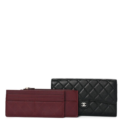 Chanel Caviar Quilted Travel Wallet Black 1 of 8