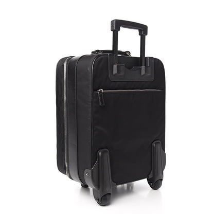 Prada Tessuto Nylon Saffiano Trolley Luggage Black 2 of 11