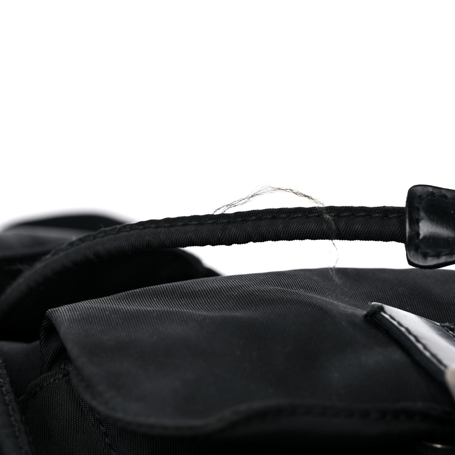 Prada Nylon Vela Medium Backpack Black 11 of 14