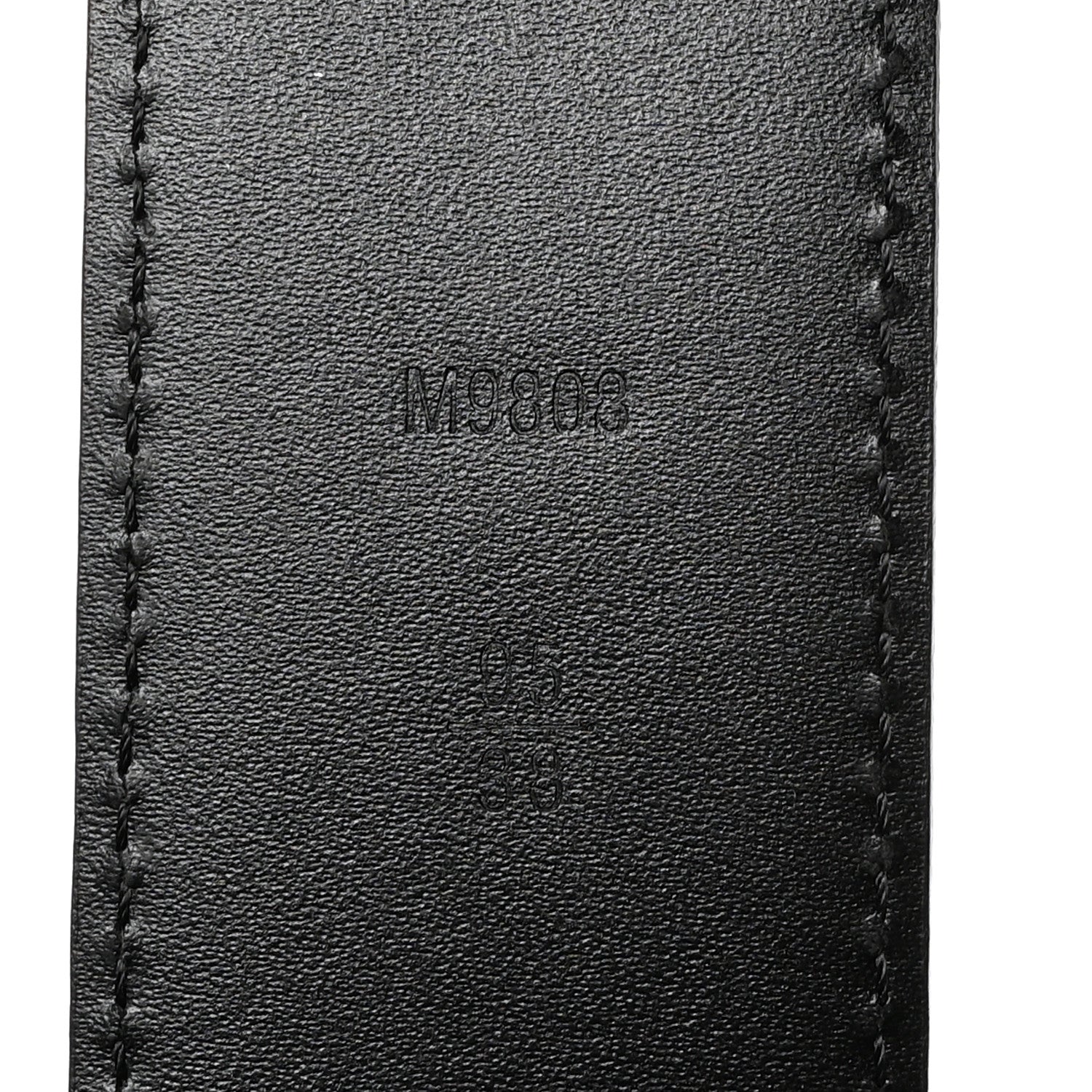 Louis Vuitton Damier Graphite 40mm LV Initiales Belt 95/38 4 of 7