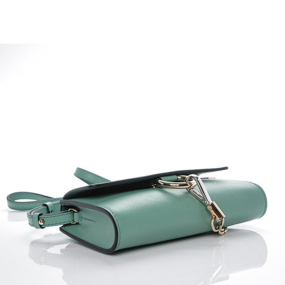 Chloe Suede Calfskin Mini Faye Shoulder Bag Happy Green 4 of 5