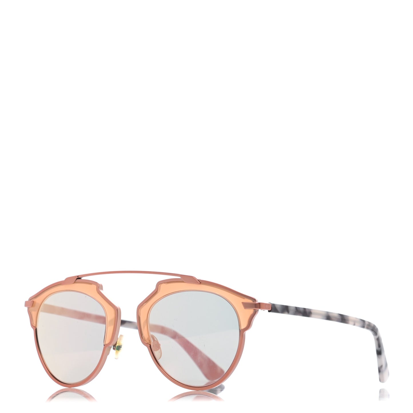 So Real Sunglasses Rose Gold Tortoise