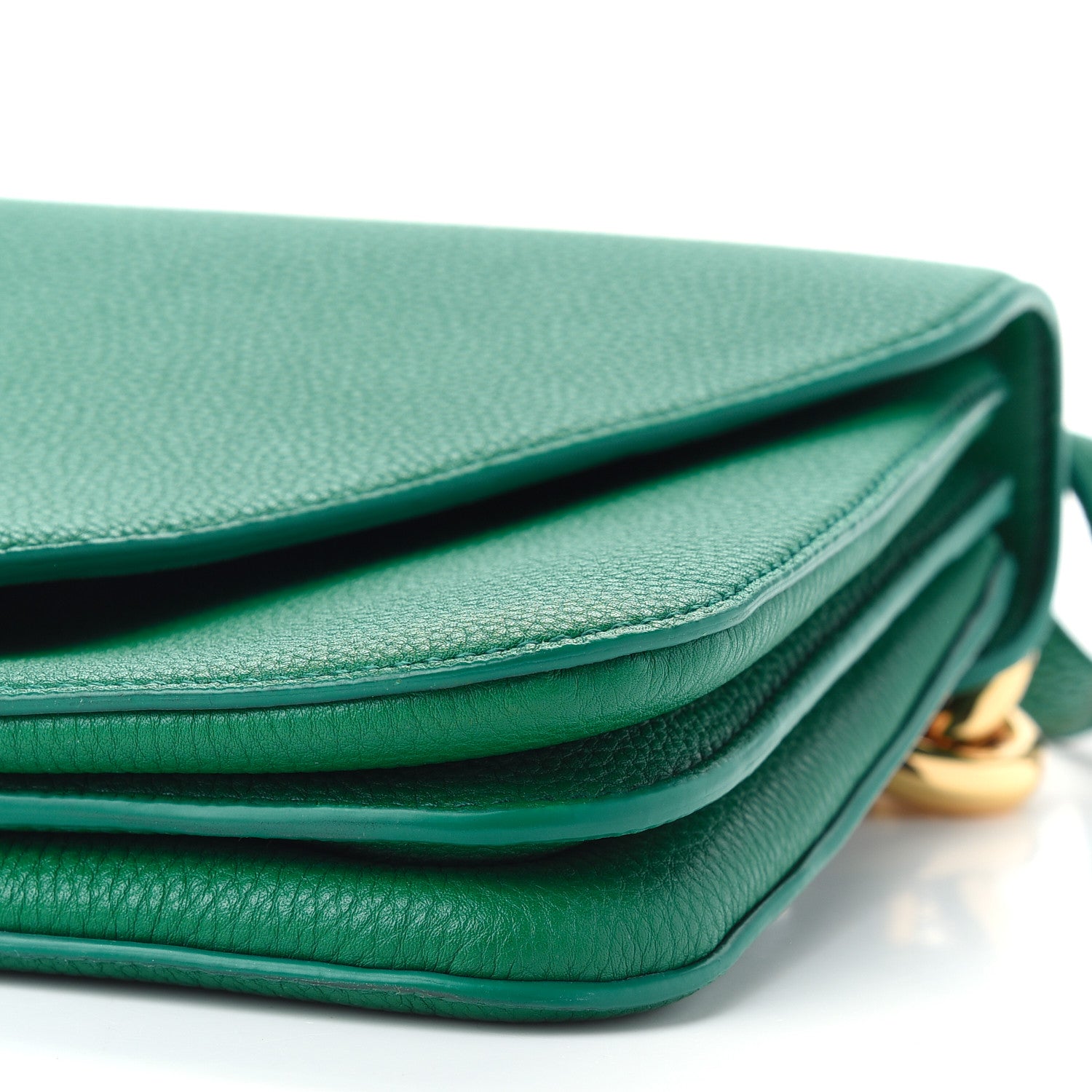 Bottega Veneta Calfskin Mount Envelope Bag Jungle 8 of 8