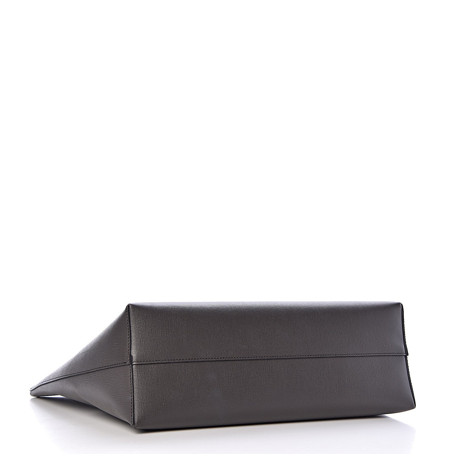 Tom Ford Grained Calfskin Small T Tote Grey 4 of 12