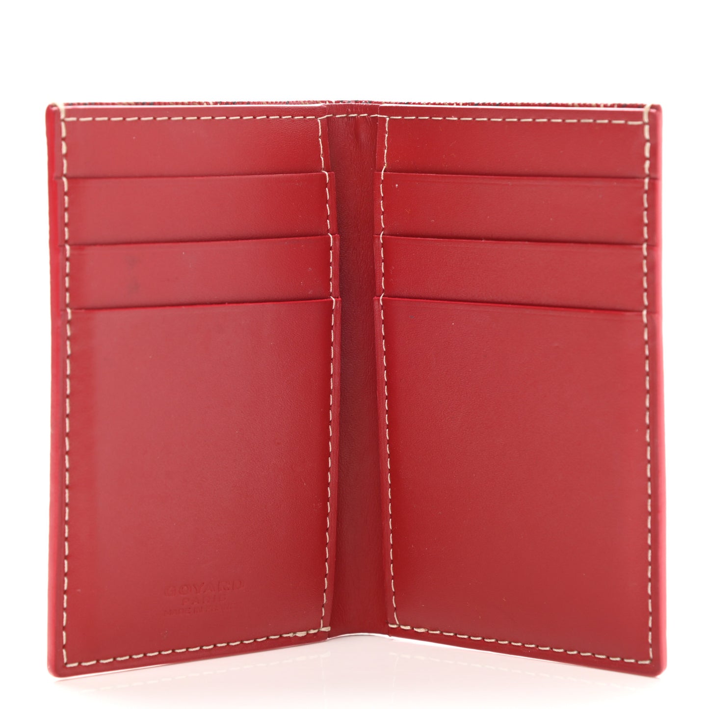 Goyardine Saint Pierre Card Holder Red