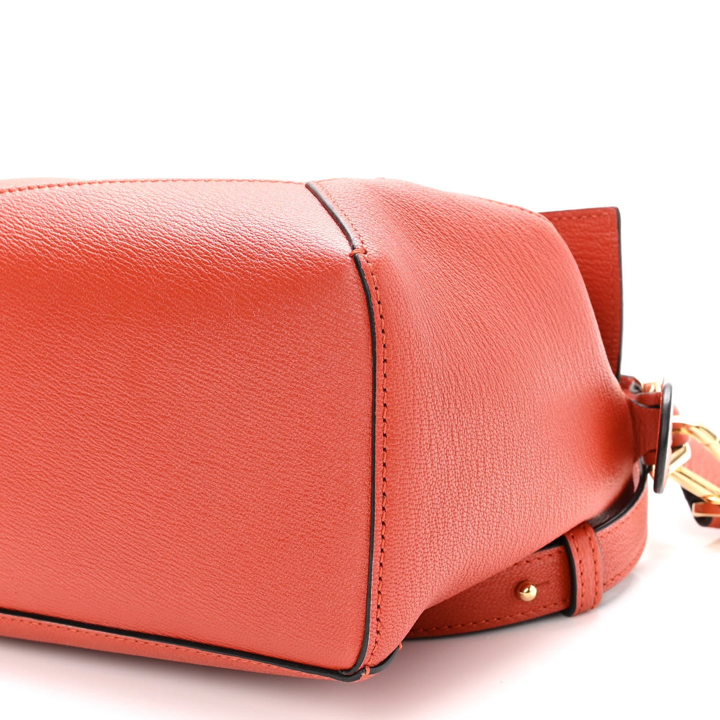 Goatskin Small Puzzle Bag Orange