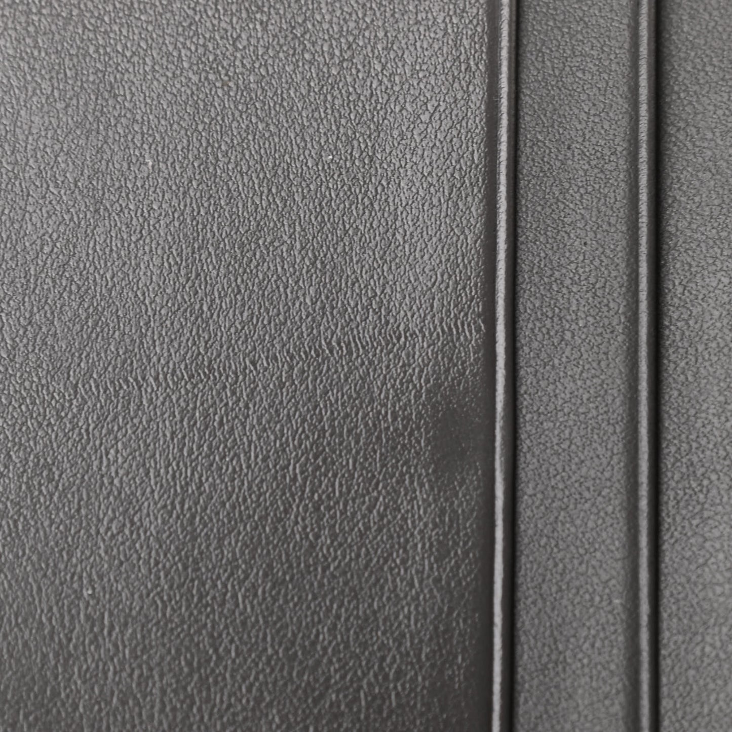 Grained Calfskin Small Tri-Fold Wallet Grey