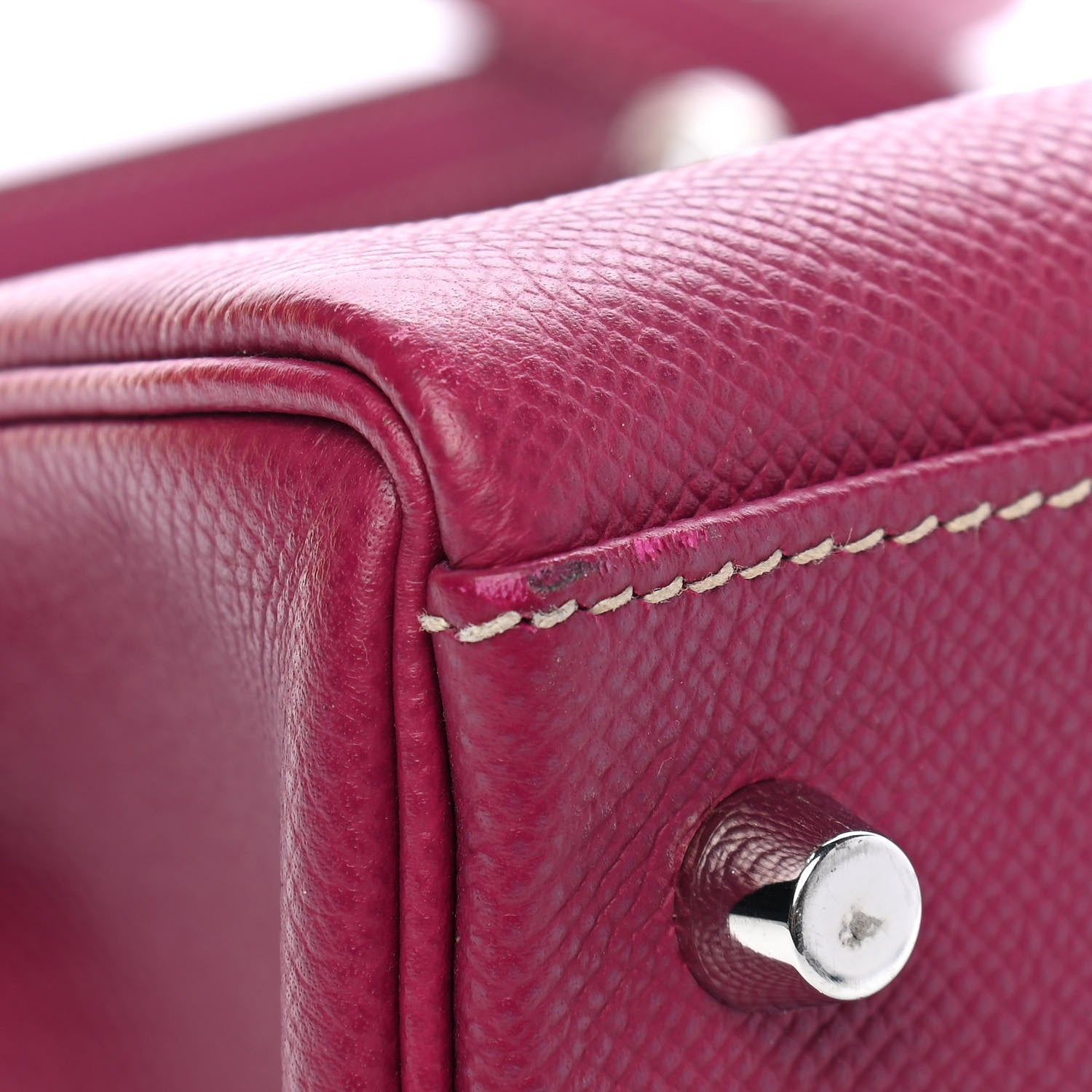 Hermes Epsom Candy Kelly Retourne 32 Tosca Rose Tyrien 18 of 25