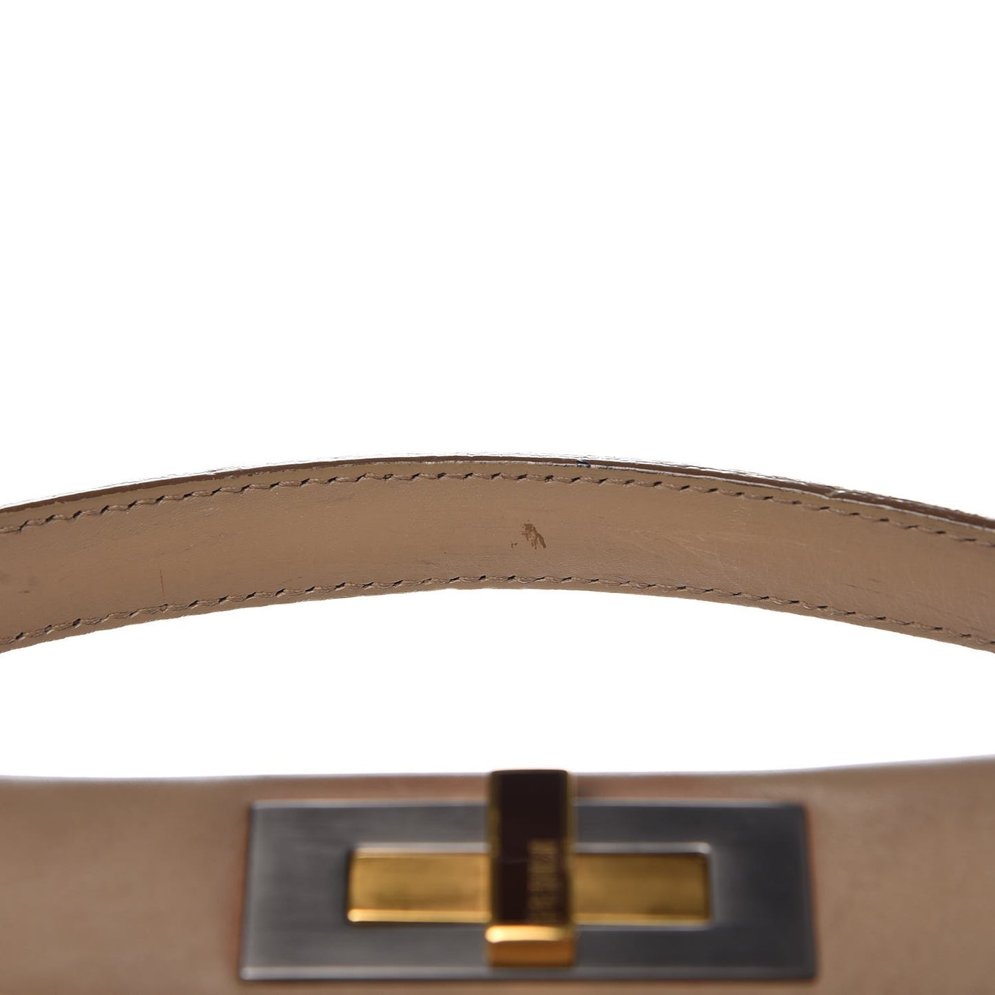 Vitello Saddle Ayers Large Peekaboo Iconic Satchel Argilla Saddle