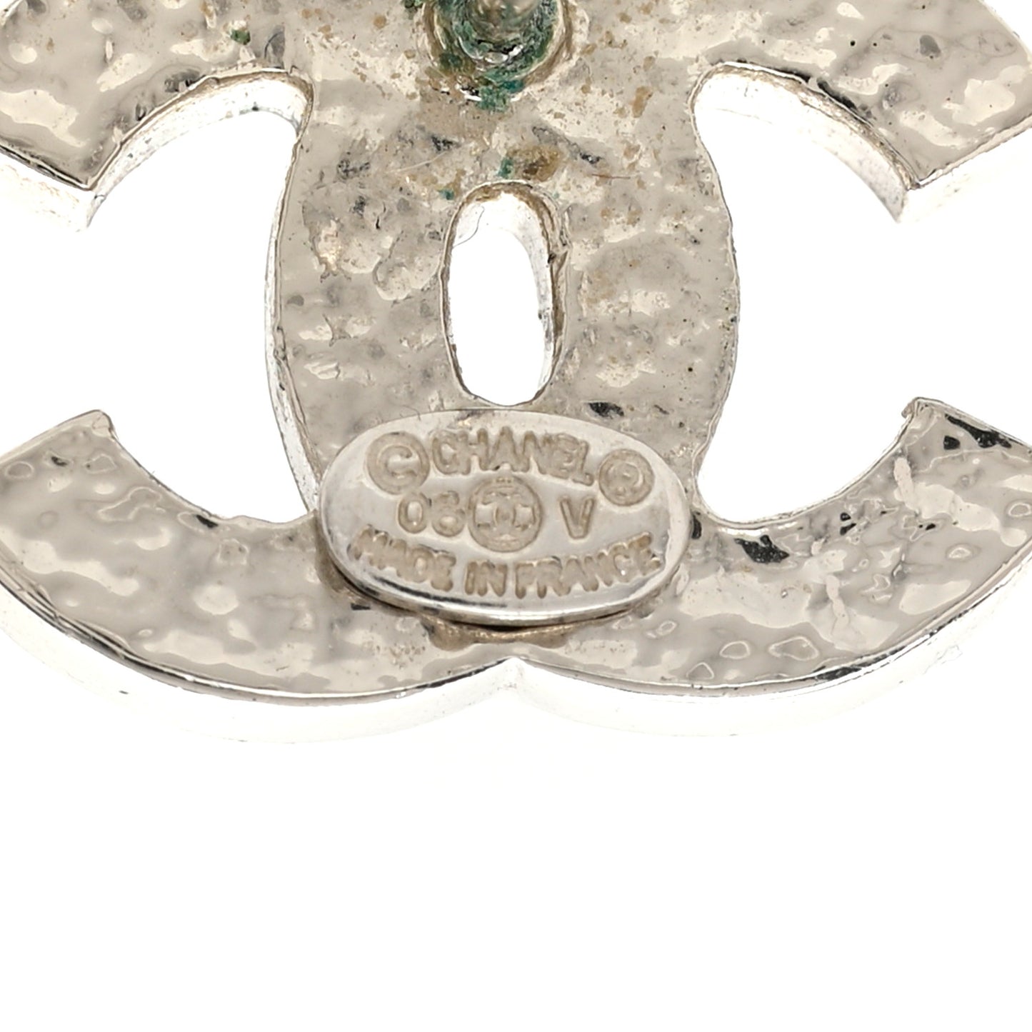 Crystal Mini Timeless CC Earrings Silver