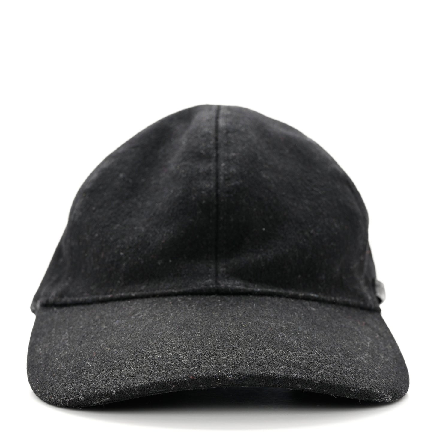 Tessuto Wool Baseball Cap S Black