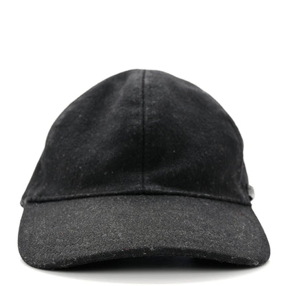 Prada Tessuto Wool Baseball Cap S Black 3 of 10