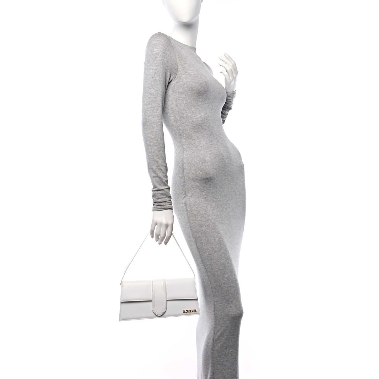 Smooth Calfskin Le Bambino Long White