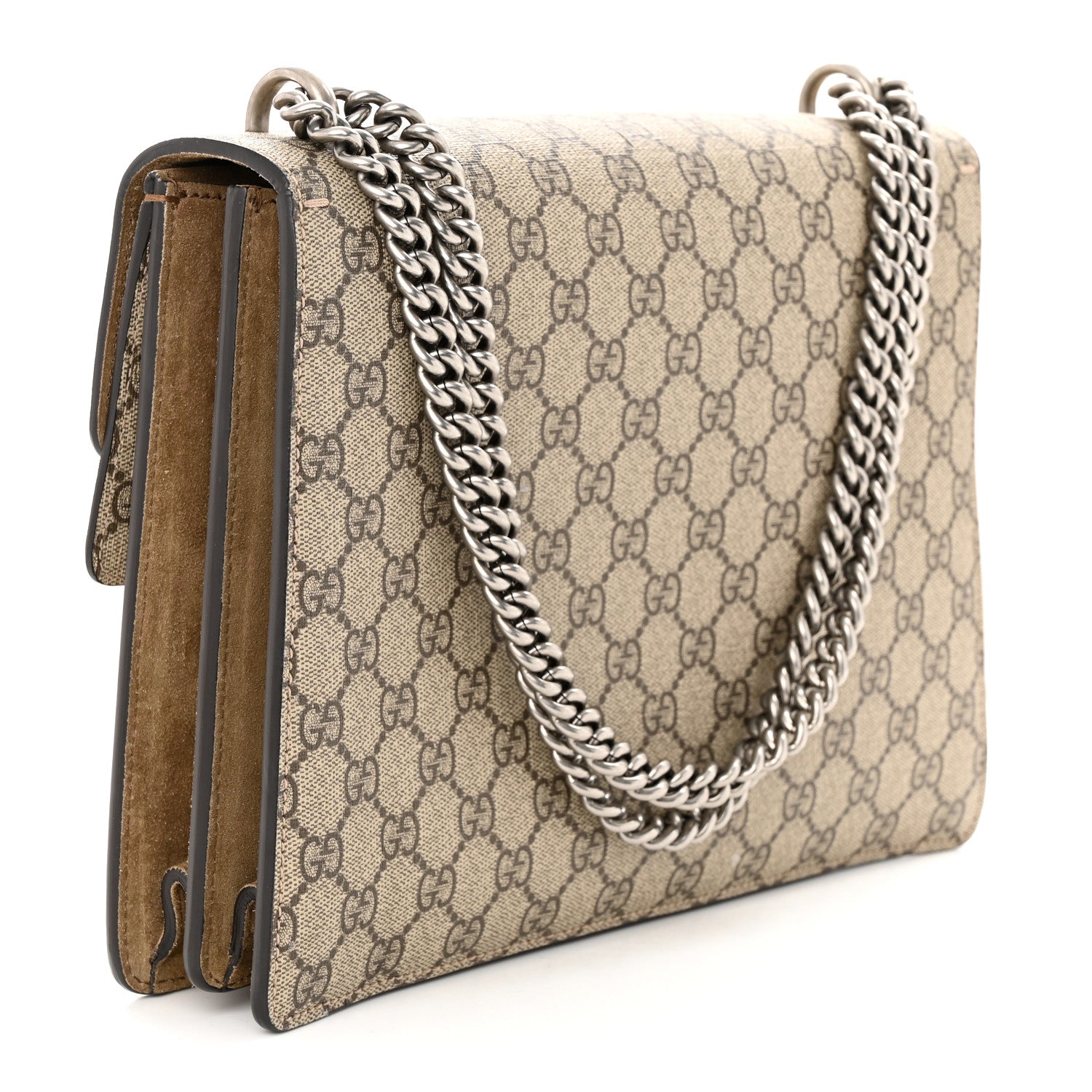 Gucci GG Supreme Monogram L'Aveugle Par Amour Embroidered Medium Dionysus Shoulder Bag Multicolor 3 of 15